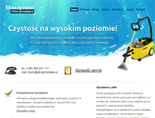 Tablet Screenshot of ekosprzatanie.pl